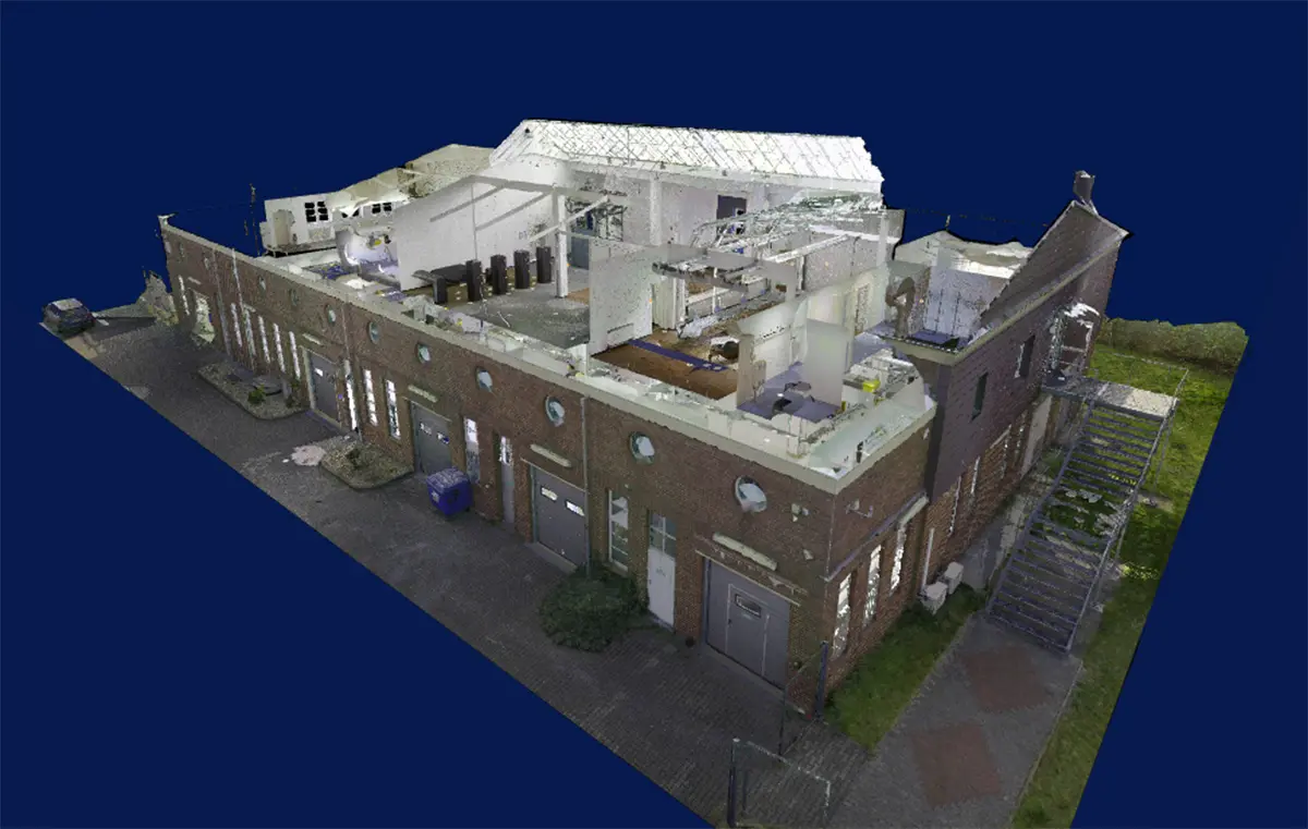 Digitaler Zwilling eines Gebäudes